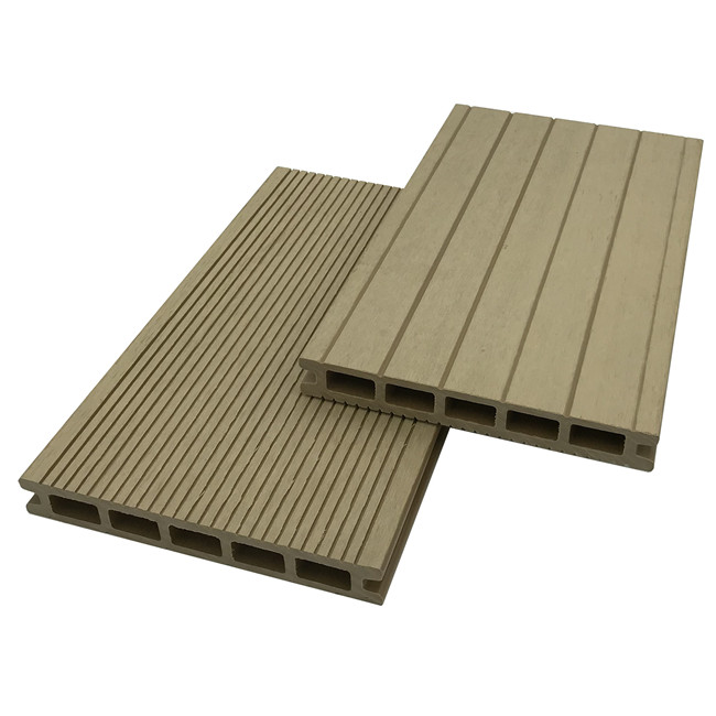 25x174 mm WPC Hollow Dubing Wood Plástica Compuesta de plástico Piso