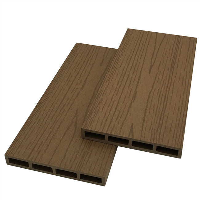 Valla impermeable de WPC para jardín con panel compuesto de madera de 25x89 mm
